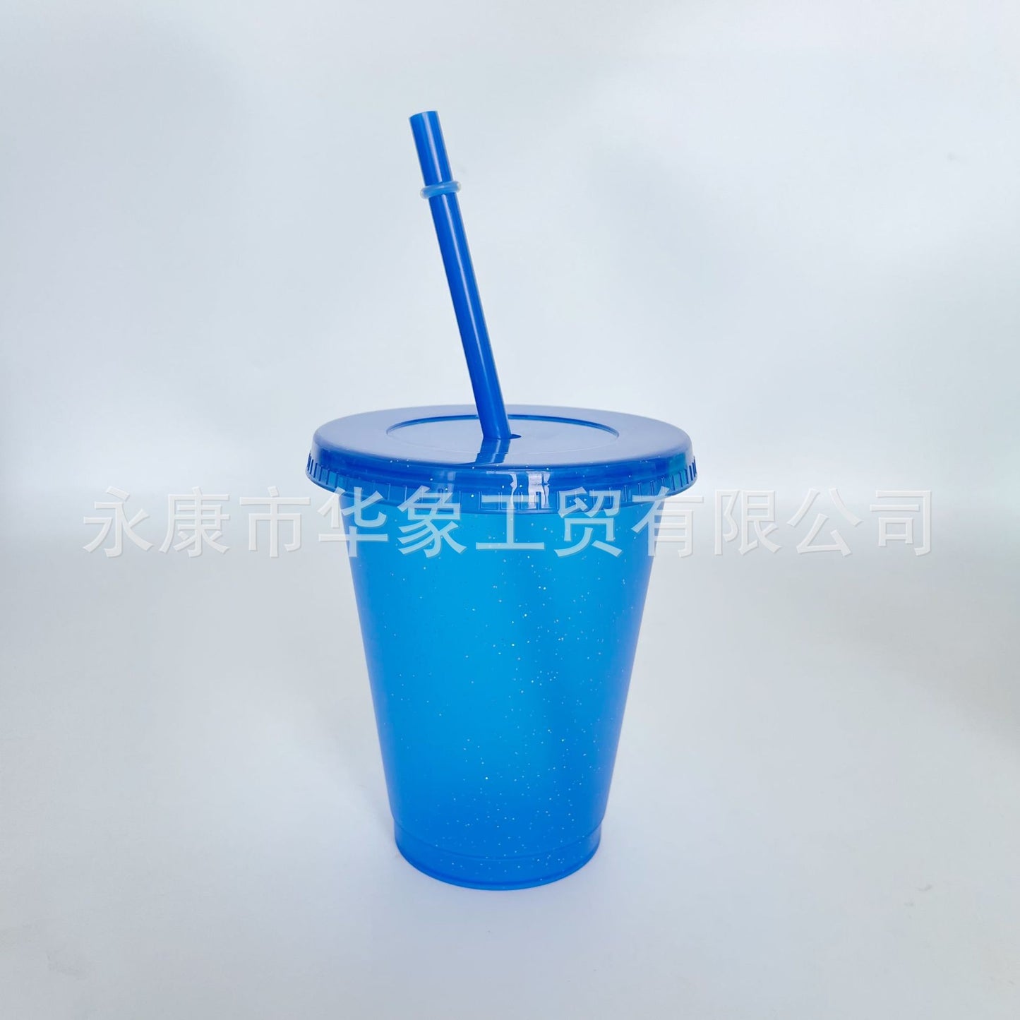 Popular pp glitter plastic cup 16oz