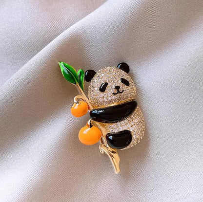 Red Panda Brooch