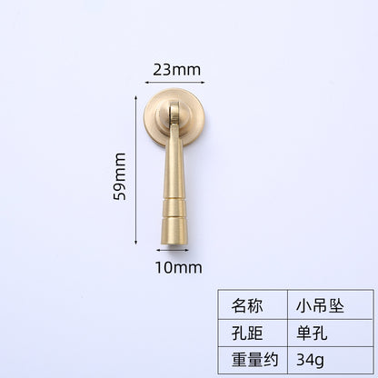 New Chinese brass water drop pendant handle