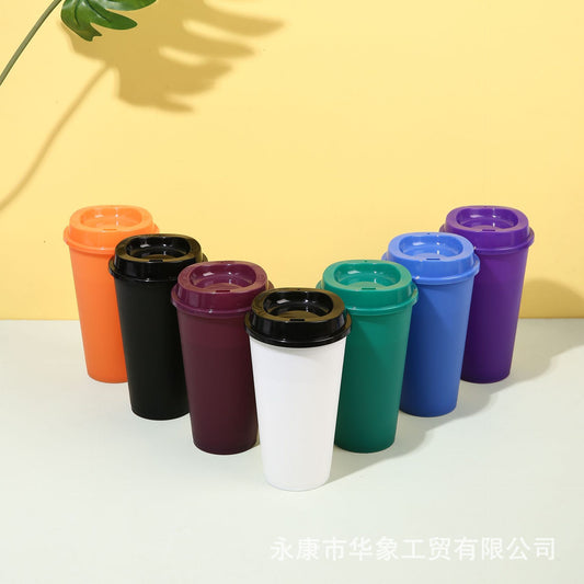 Fashion plastic coffee cup 360ml