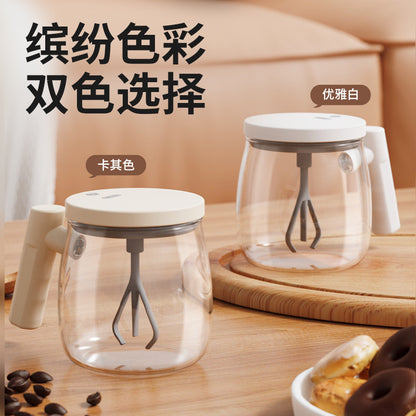 Electric glass automatic mixing cup