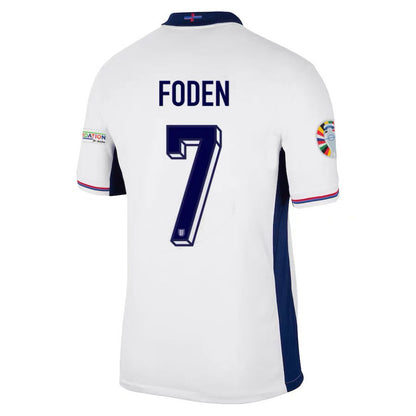 2024 Euro England Home/Away 10 Bellingham Saka Foden Rice Jersey