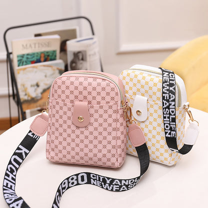 Wholesale shoulder bag printed shoulder strap messenger bag