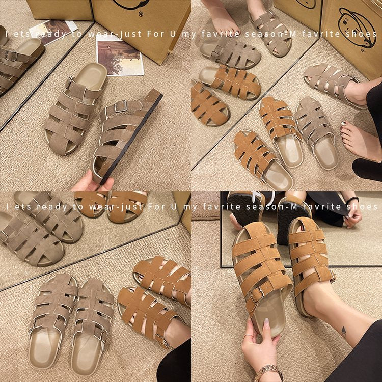 Fashion Casual Half Slippers Women