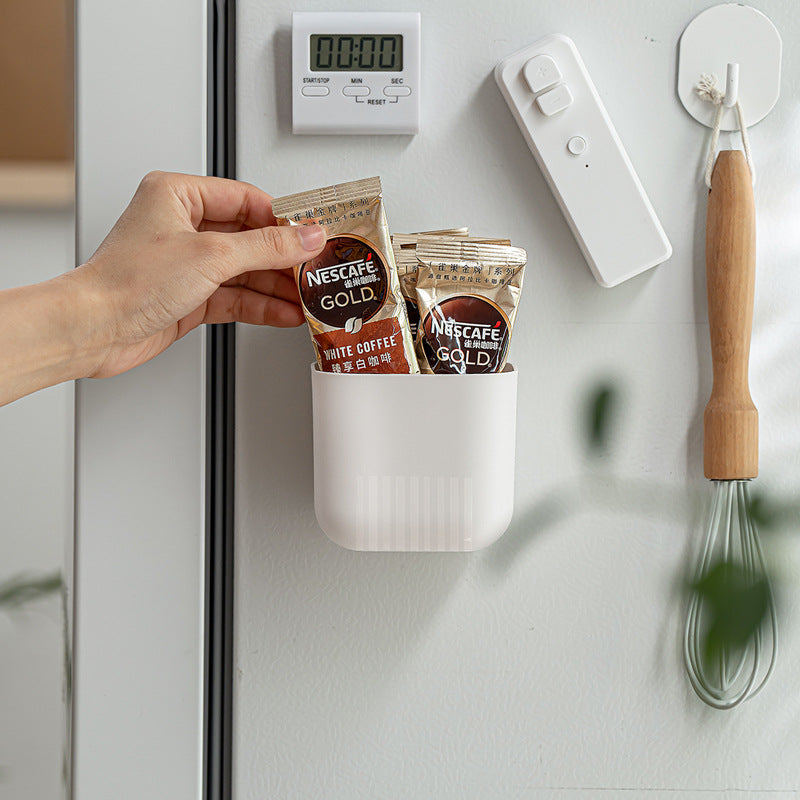 Magnetic Fridge Organizer, Wall-Mounted, Small Item Storage