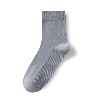 Cotton Double Needle Anti-Odor Men's Ankle Socks