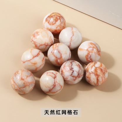 2Cm natural crystal jade loose beads non-porous round beads loose beads