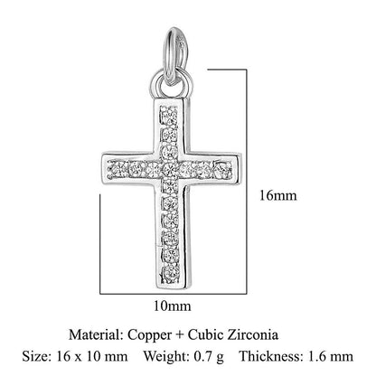 Virgin of the Cross Copper Zircon Shell Necklace Bracelet Pendant