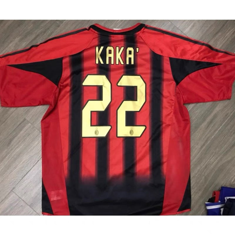 Camiseta de local visitante de Kaká Maldini Shevchenko Ibrahimović 