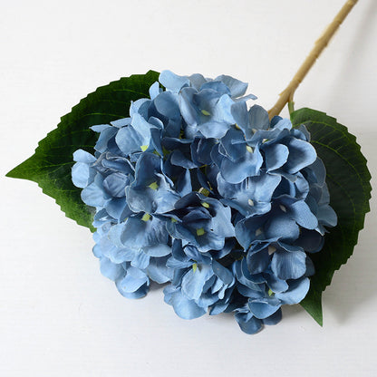 Artificial Hydrangea with Leaves Artificial Flowers Wholesale