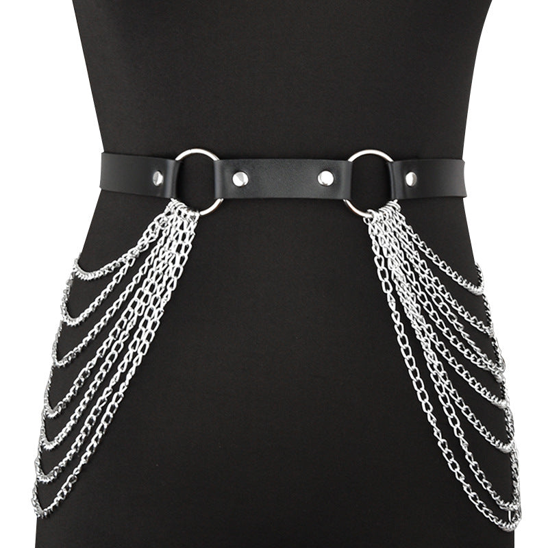 Tassel body chain waist chain