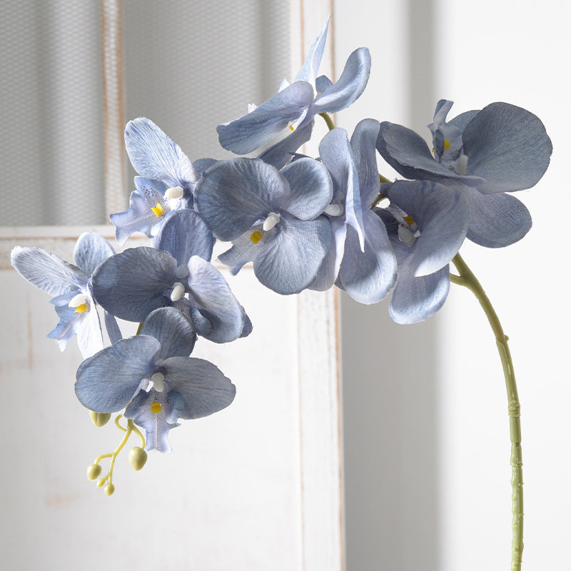 Single 9-head Phalaenopsis artificial flower