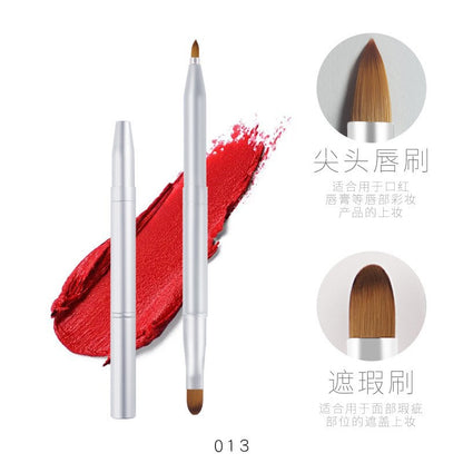 Colorful Retractable Dual-Ended Lip Brush