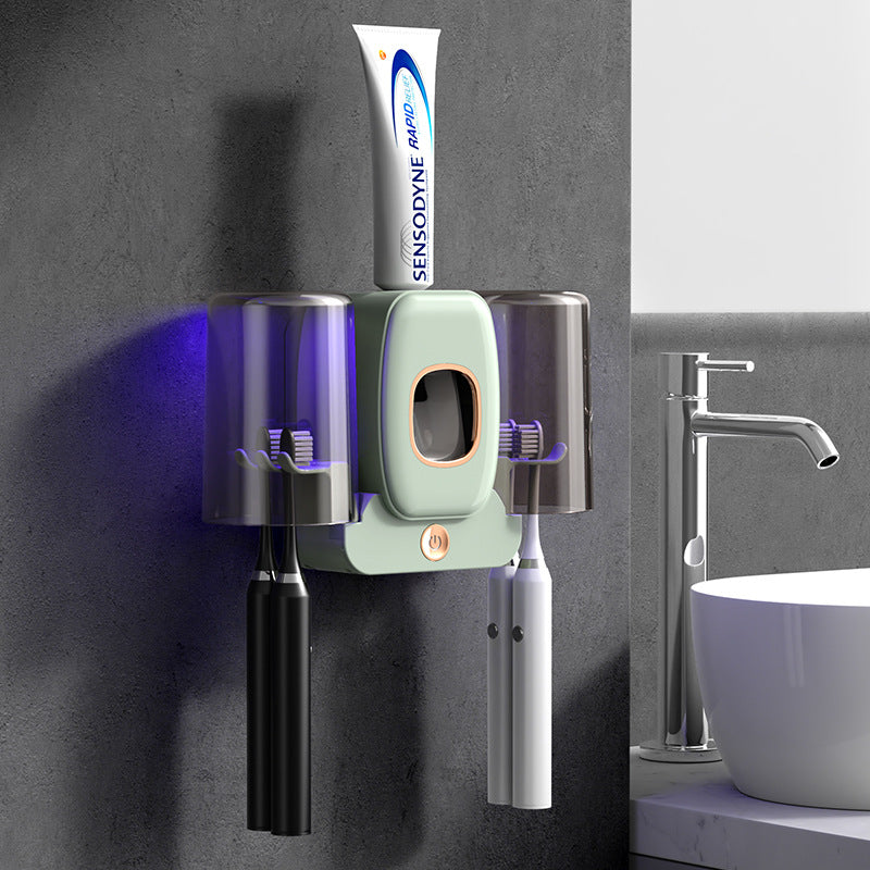 Wall-Mounted Smart Toothbrush Holder