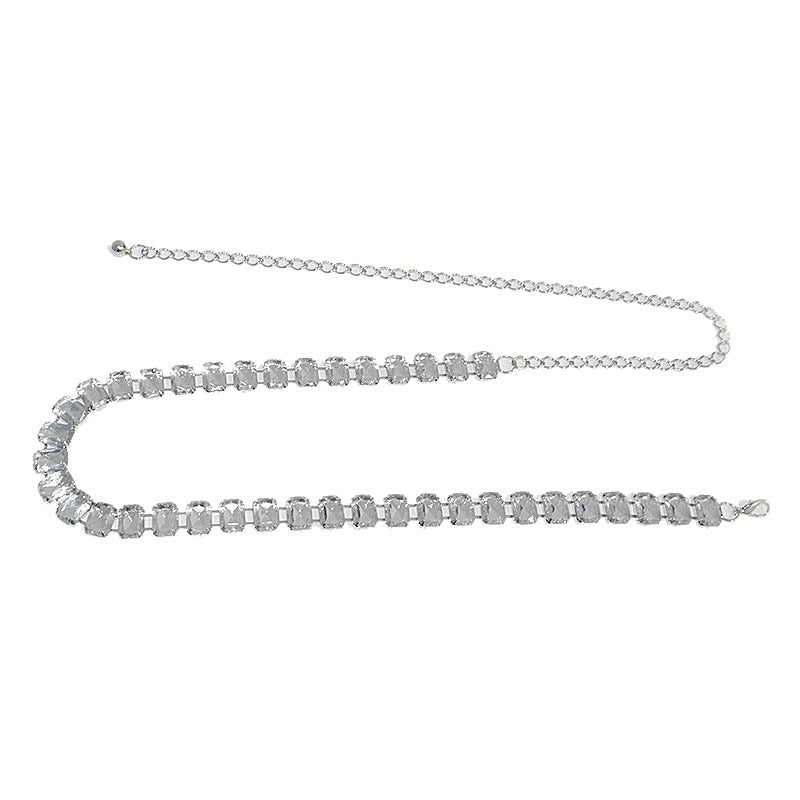 Acrylic crystal chain waist chain