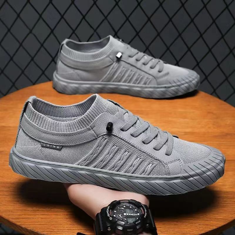 Breathable Canvas Slip-On Shoes