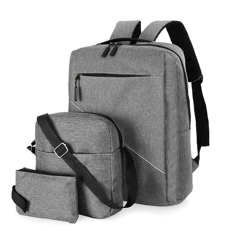 Computer bag three-piece backpack