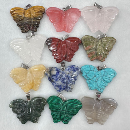 40*30 butterfly crystal pendant