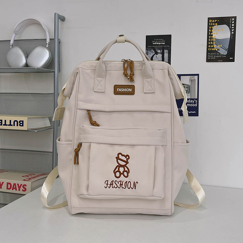 Large capacity backpack for college students