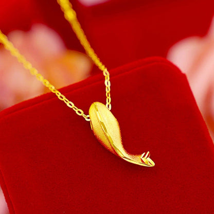 Goldfish pendant necklace