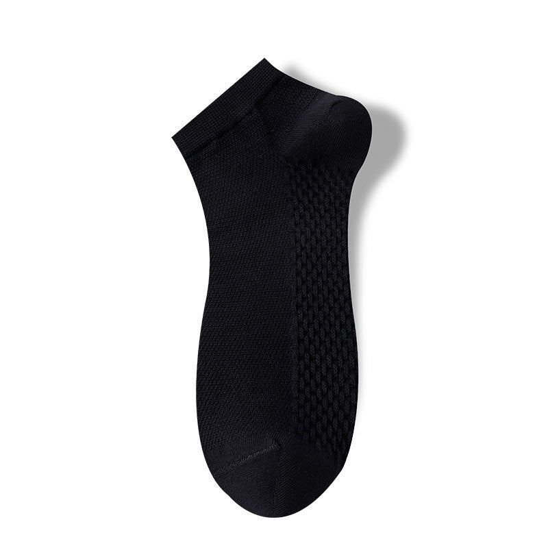 Cotton Mesh Anti-Odor Men's Ankle Socks