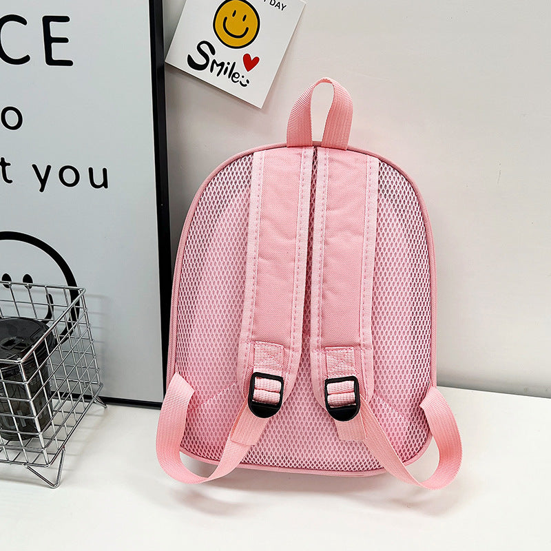 Cute eggshell bag kindergarten baby school bag