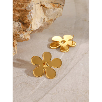 Glossy Flower Earrings