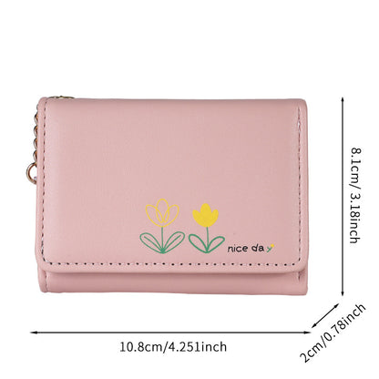 Folding wallet card bag