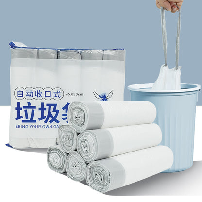 Thickened Trash Bags Drawstring Handle