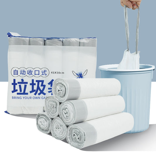 Thickened Trash Bags Drawstring Handle