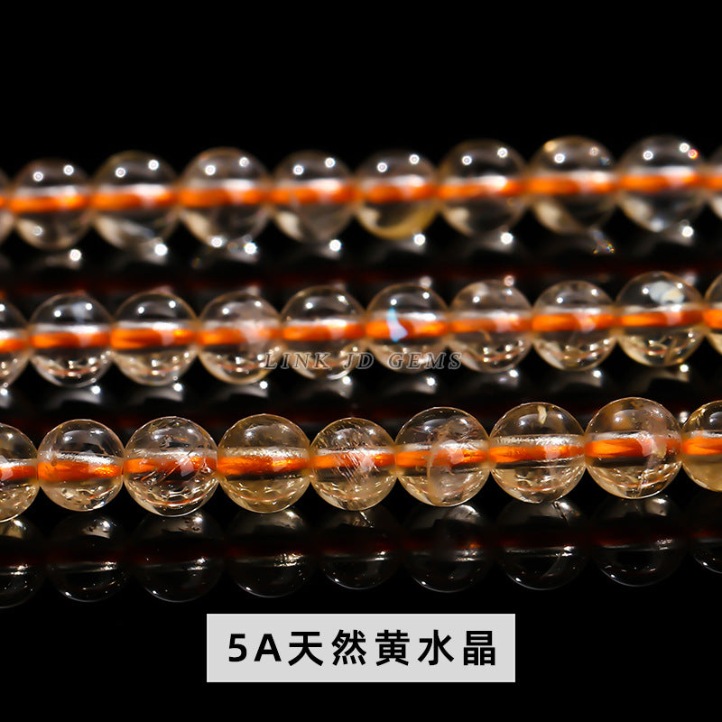 4Mm natural stone crystal agate small beads round beads