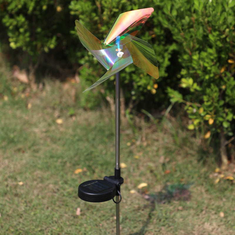 New led solar windmill light plug-in light