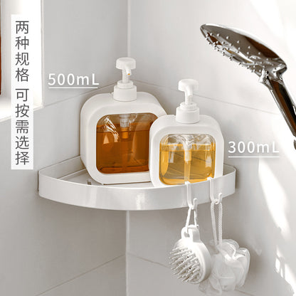 Bathroom Hand Soap Dispenser Bottle Plastic Push Bottle