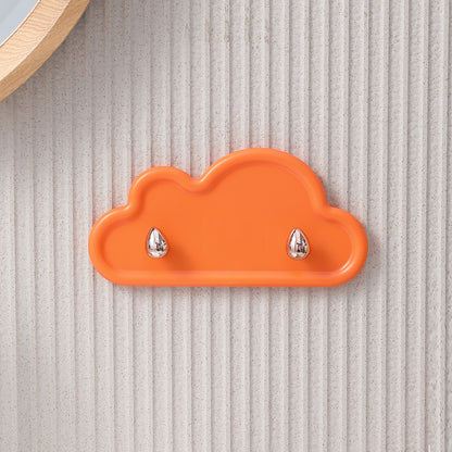 Cloud Double Hook No-Drill Wall Mount