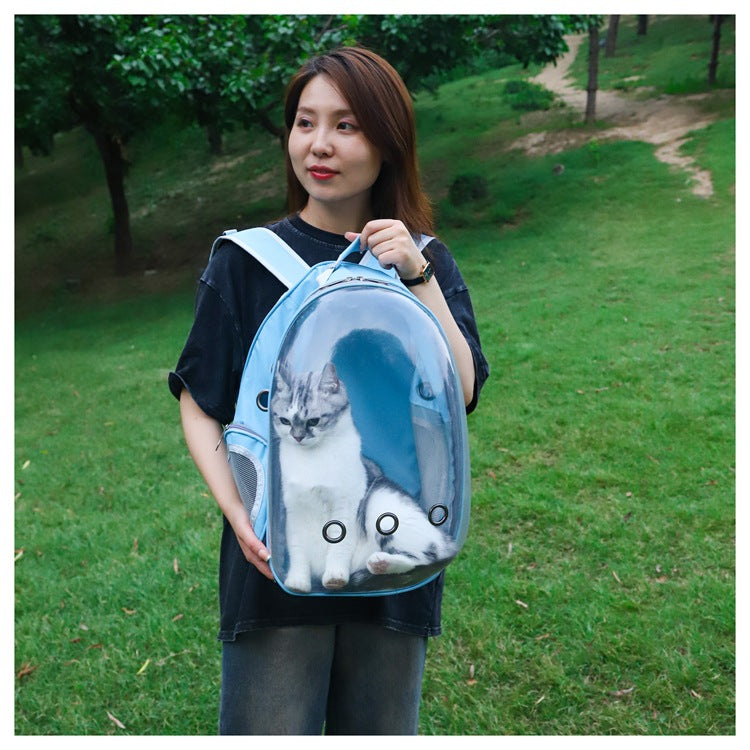 Pet shell transparent backpack