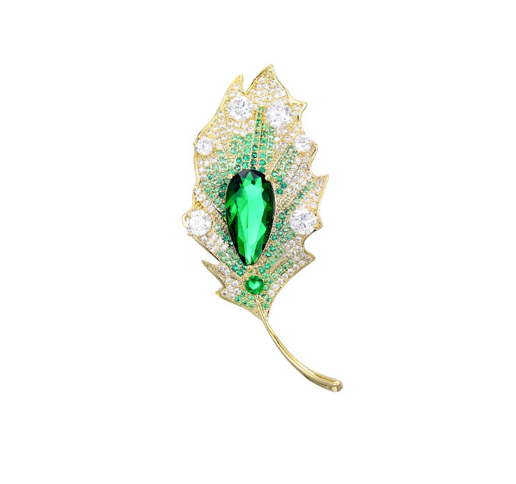 Plant Leaf Brooch