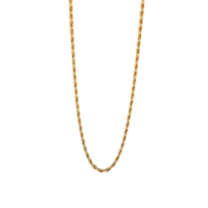 Gold chain necklace