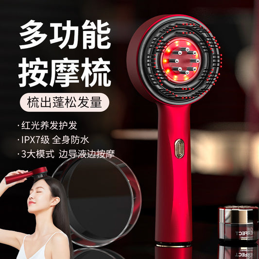 Scalp massage comb red light hair growth instrument