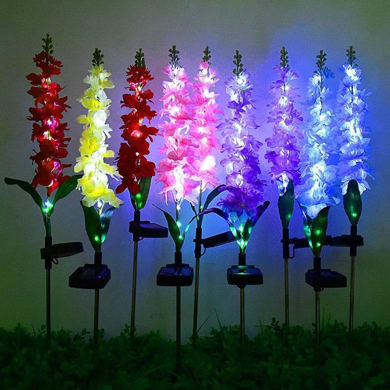 Solar Hyacinth Light Outdoor Waterproof Artificial Flower