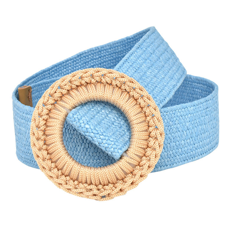 Woven Belt Women's Jeans