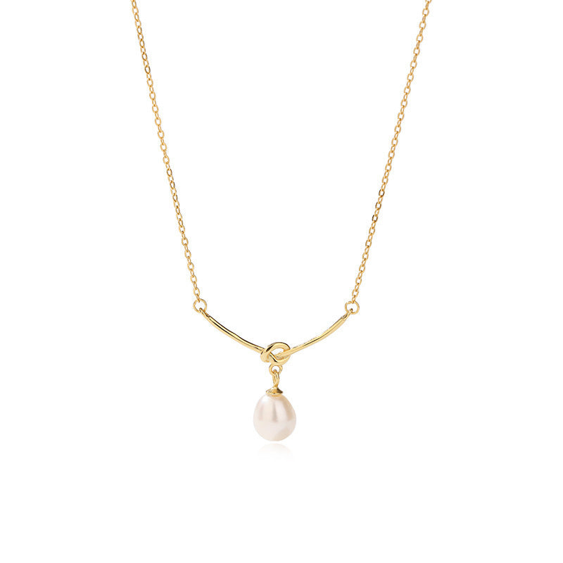 Pearl necklace women's versatile