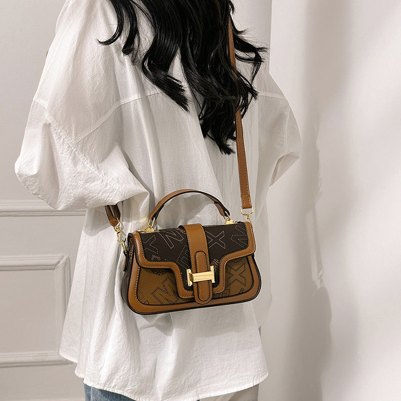 Premium textured shoulder bag fashion