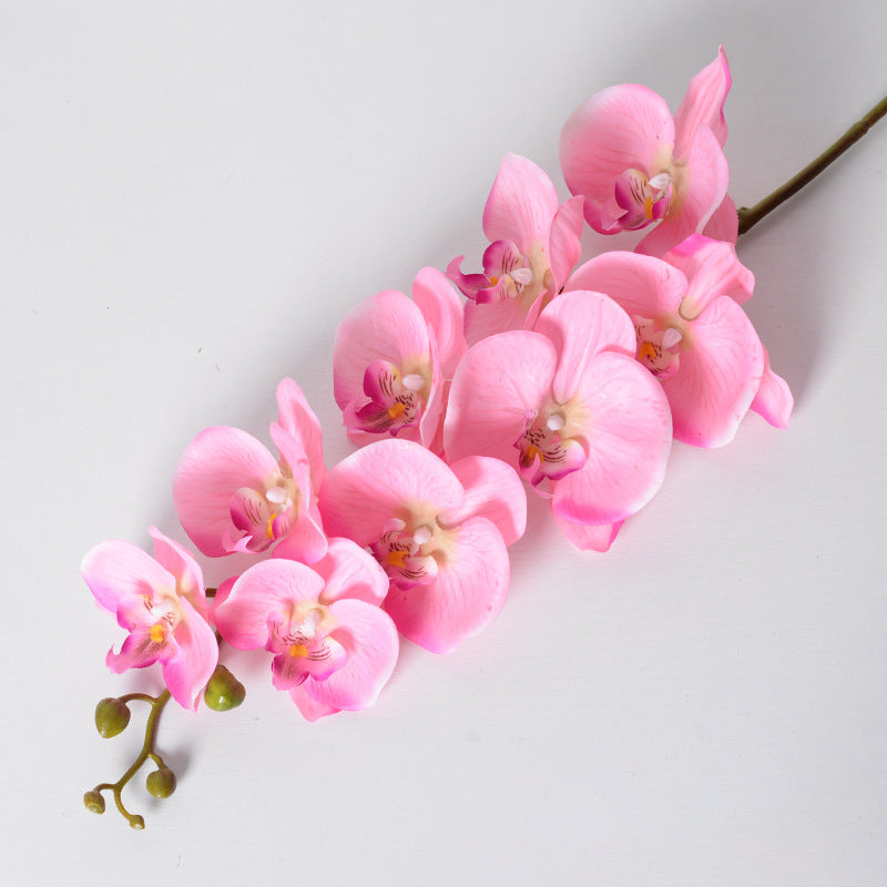 Single artificial flower 9-head Phalaenopsis orchid