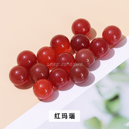 10Mm natural stone non-porous beads loose beads essential oil bottle roll