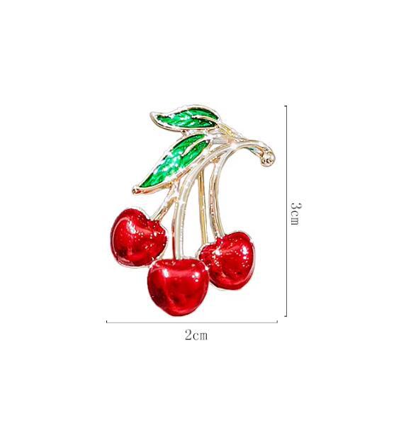 Little Red Cherry Brooch