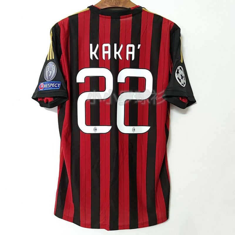 Camiseta de local visitante de Kaká Maldini Shevchenko Ibrahimović 