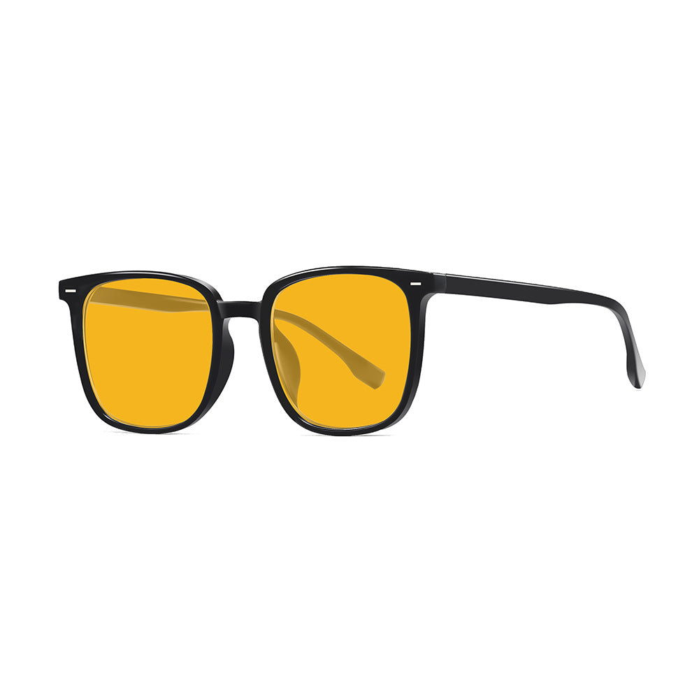 Small and Large Frame Trendy Tea-colored Sunglasses