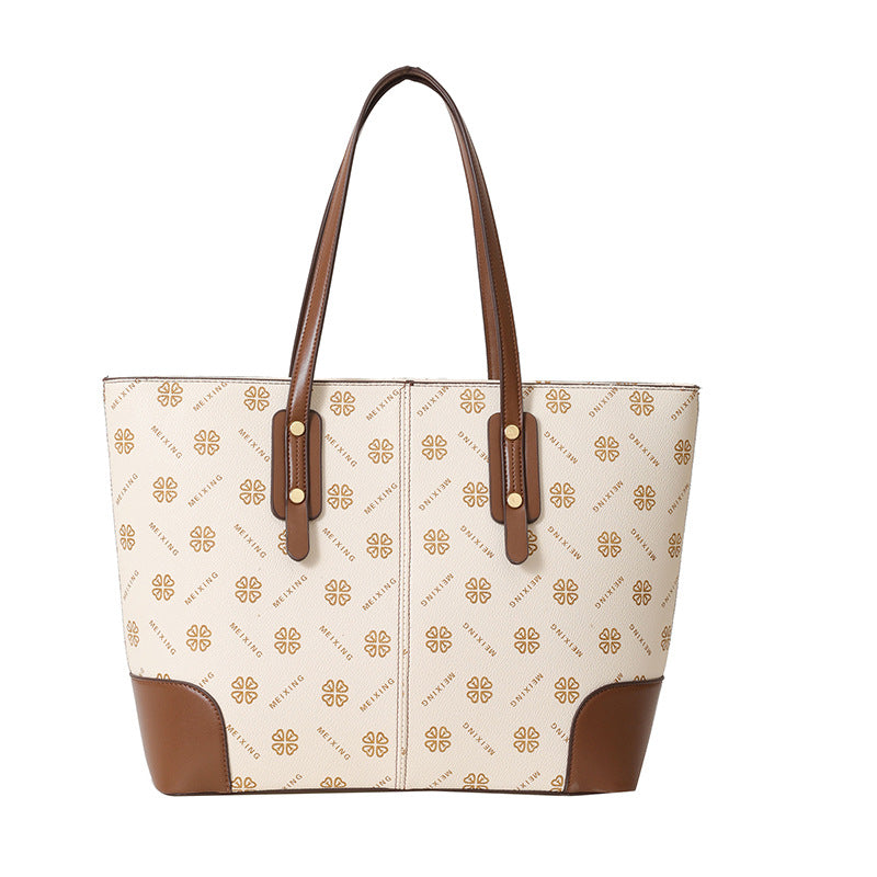 Printed tote bag is stylish and simple