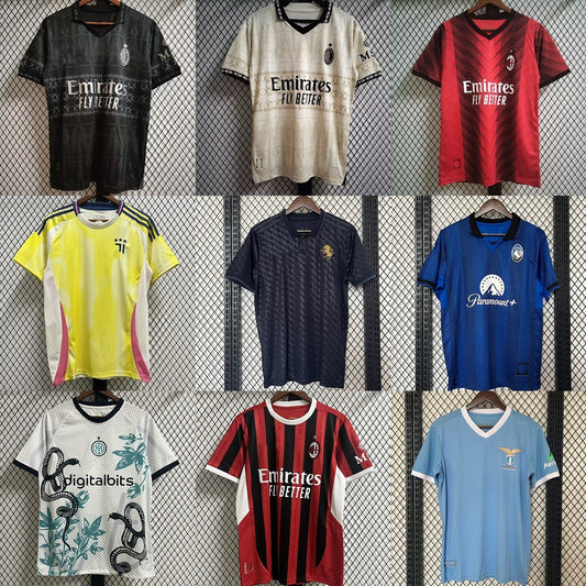 Camiseta de local y visitante del Inter Atalanta AC Milan Lazio Serie A 24-25 