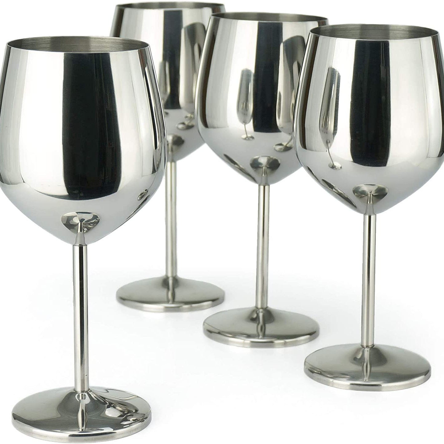 Stainless steel champagne glass